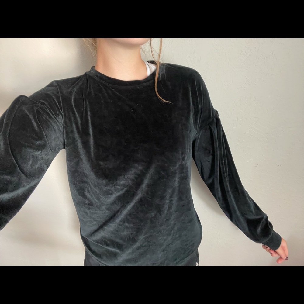 Black, very very soft sweater